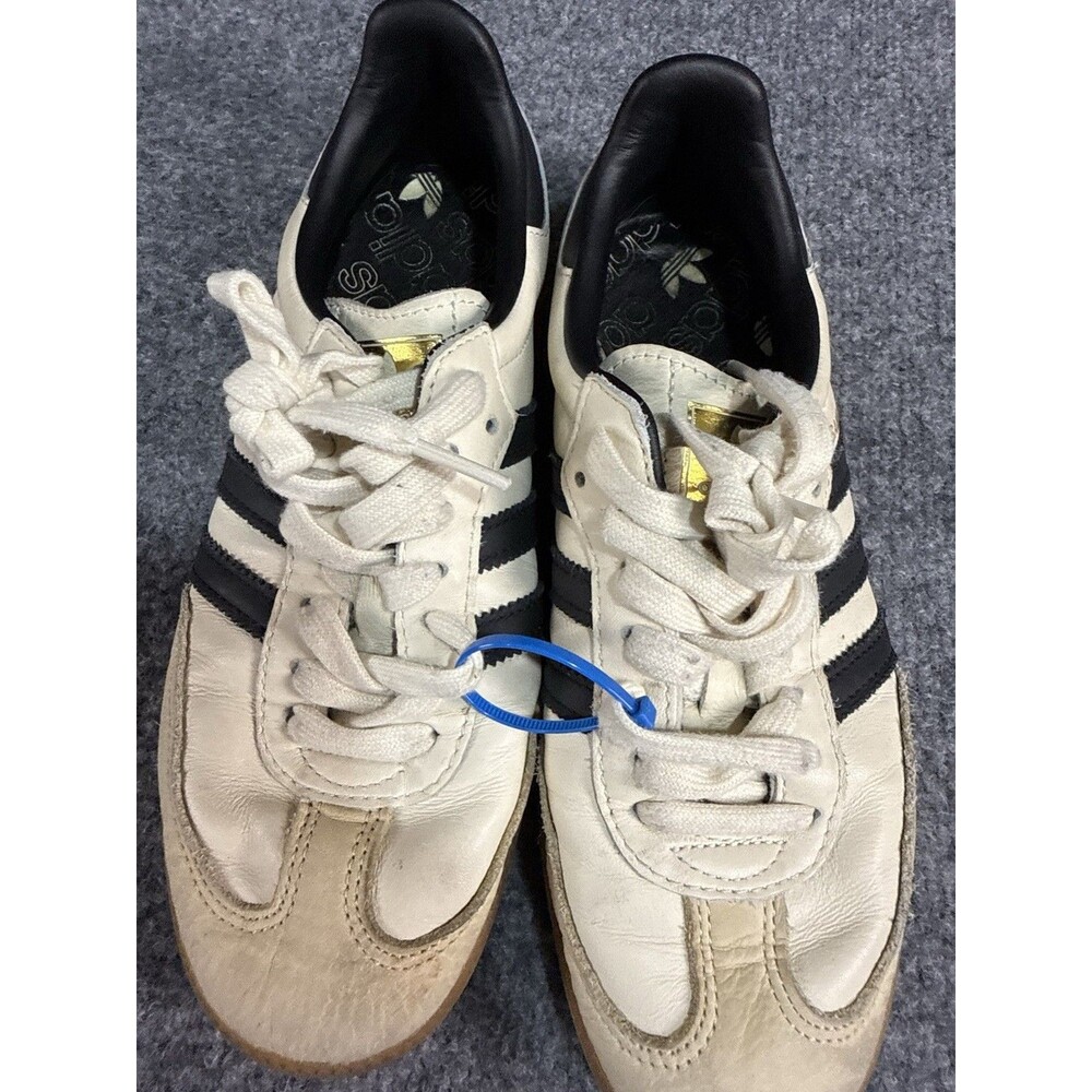 Adidas Samba OG – Women’s 7.5 – Black/Tan – Classic Leather Gum Sole – Iconic